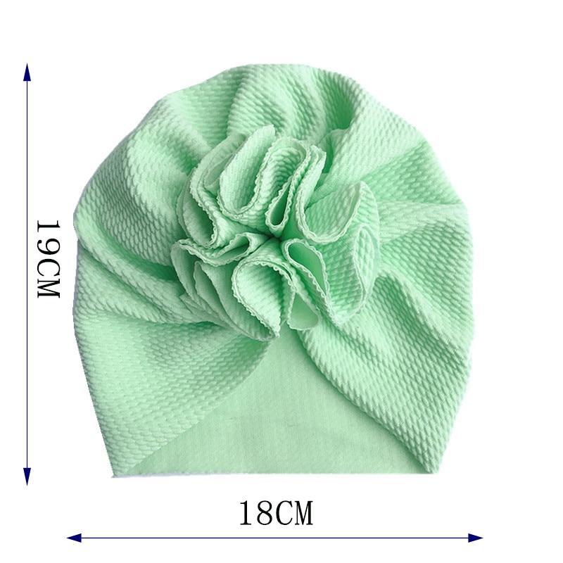 Elegant Flower Baby Hat Toddler Turban Head wraps Kids Bonnet Hat Newborn Baby Hat For Baby Girls Stevvex