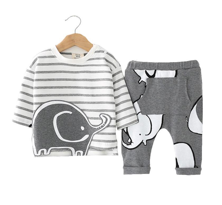 Romper Set Fashion Cartoon Bodysuit Hat and Pant  Clothing Set Cute Animal Newborn Baby Clothes Pajamas Stevvex