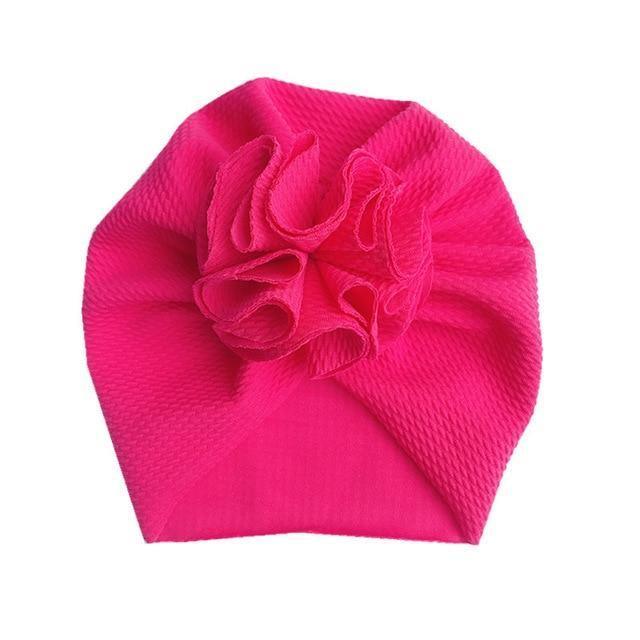Flower Baby Hat Soft Cotton Hat Turban for Baby Girl Infant Toddler Newborn Baby Cap Headwraps Stevvex