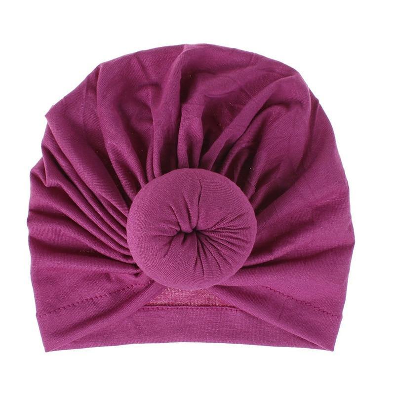 Trend New Mother & Baby Hat Soft Cotton Turban Hat Baby Elastic Toddler Infant Cap For Girls and Women Stevvex