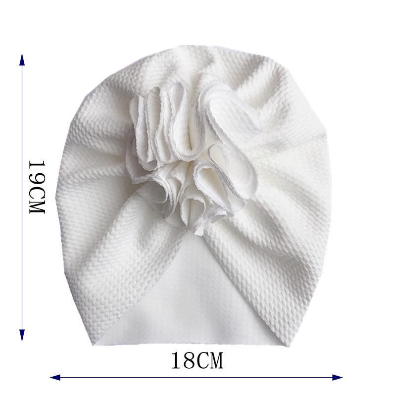 Elegant Flower Baby Hat Toddler Turban Head wraps Kids Bonnet Hat Newborn Baby Hat For Baby Girls Stevvex