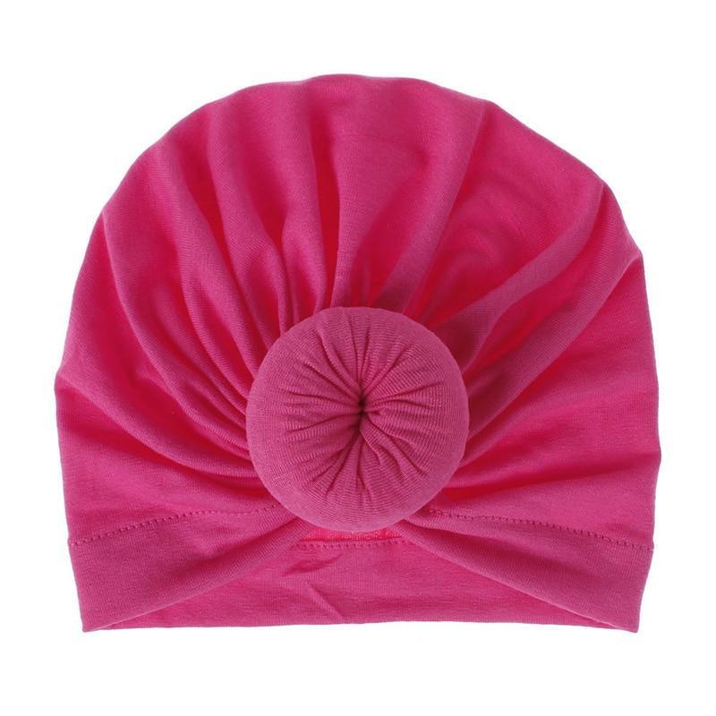 Trend New Mother & Baby Hat Soft Cotton Turban Hat Baby Elastic Toddler Infant Cap For Girls and Women Stevvex