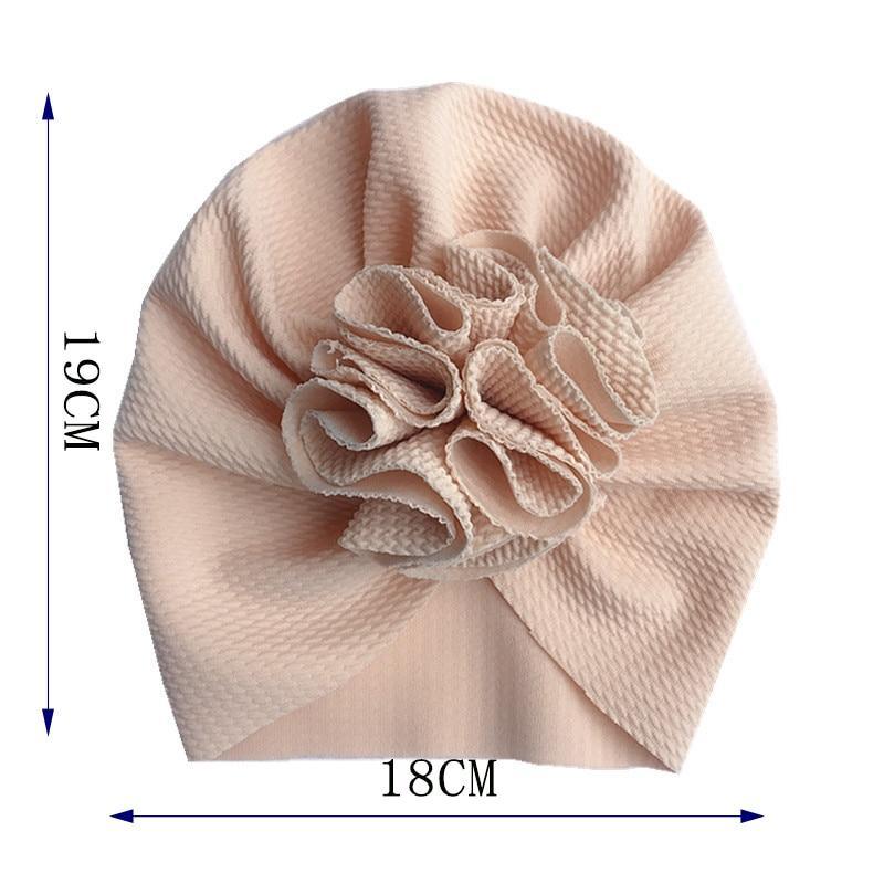 Elegant Flower Baby Hat Toddler Turban Head wraps Kids Bonnet Hat Newborn Baby Hat For Baby Girls Stevvex