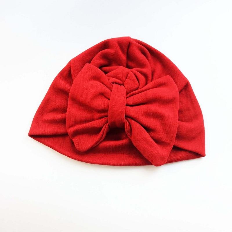 Baby Girl Hat Cotton Big Bow Cap For Baby Girls 2 Layer Butterfly Kids Caps Baby Beanie Winter Children's Hats Stevvex