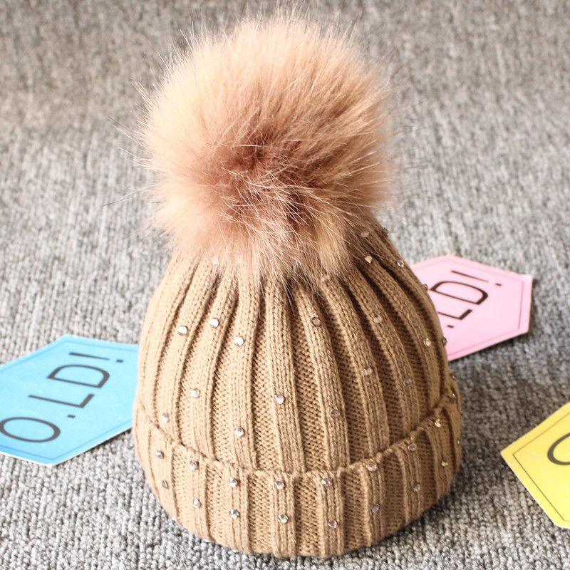 Trend Cute Newborn Baby Winter Warm Hats Infant Kids Girls Boys Knit Hat With Pompom Ball Beanie Caps For Girls Stevvex