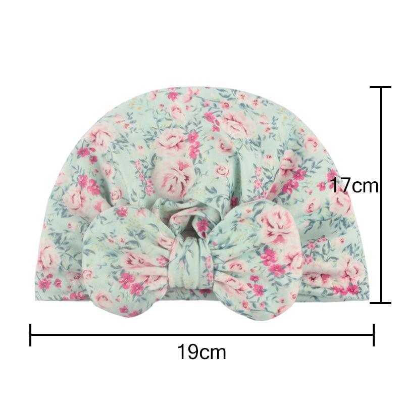 Baby Hat Soft Lovely Flower bowknot for Baby Girl Toddler Turban Hir Band Cap Newborn Headwrap Hat Baby Hairband Stevvex