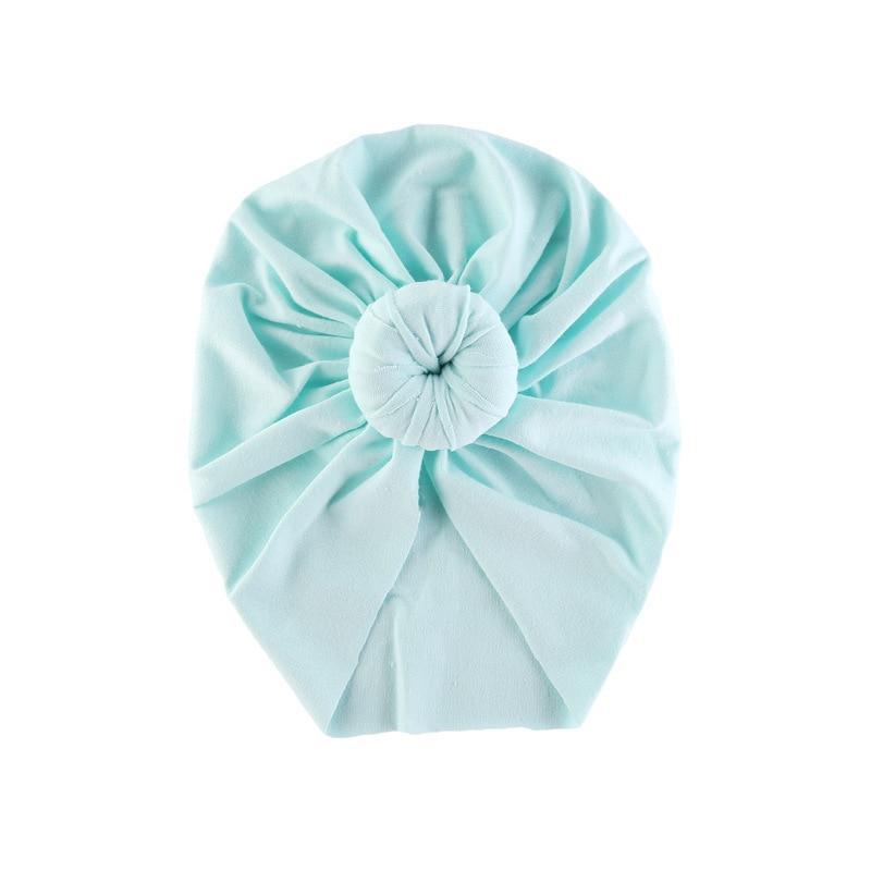 Infant Baby Headbands Solid Cotton Knot Turban Headband For Girls  Beanie Hat Headwear For Girls Stevvex