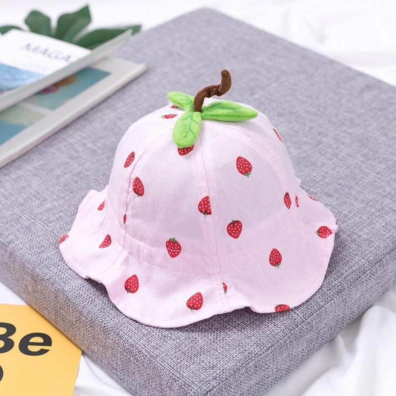 Baby Sun Hat Heart Print Baby Boy/Girl Hat Outdoor Kids Bucket Hat Children Hat Baby Beach Caps Beanie For Girls Stevvex