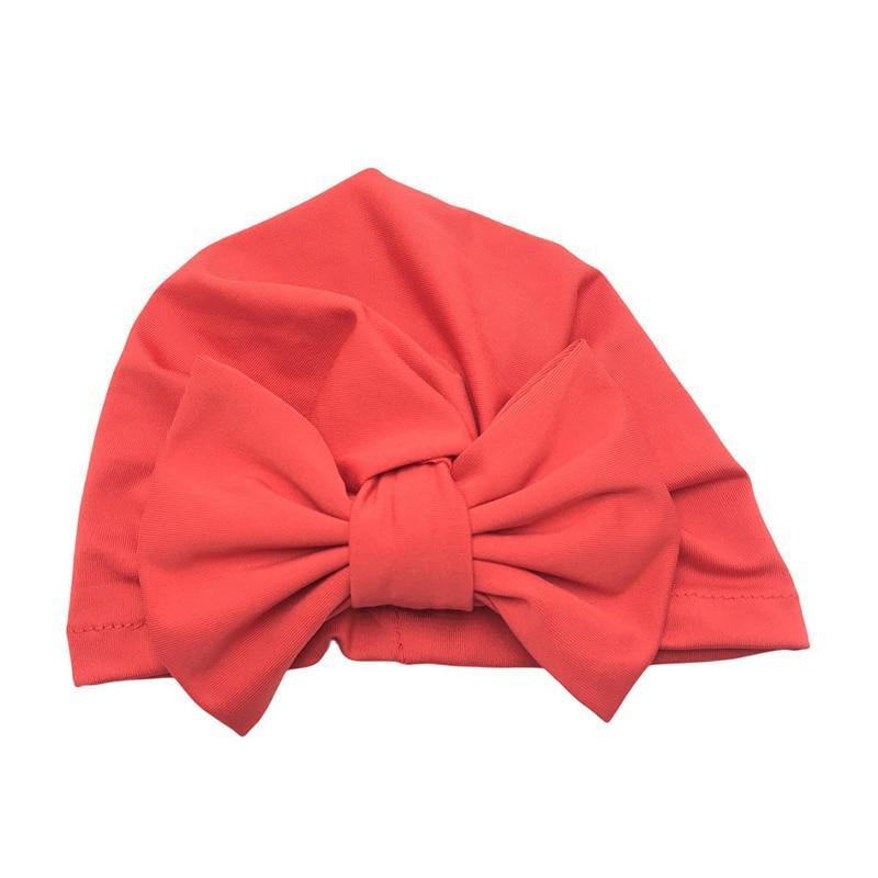 Luxury Modern Baby Headband Hat Bowknot Print Cotton Stretchy Turban Headband Infant Head Wrap Beanie Hat  For Babies and Kids Stevvex
