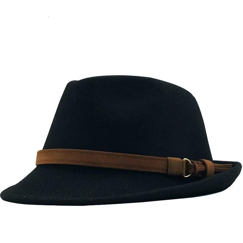 New Casual Women Men Fedora Hat For Winter Autumn Women's  Vintage Hat With Belt Buckle For Men Home Party Daily Clothing Accessories Elegant Men Hat Stevvex