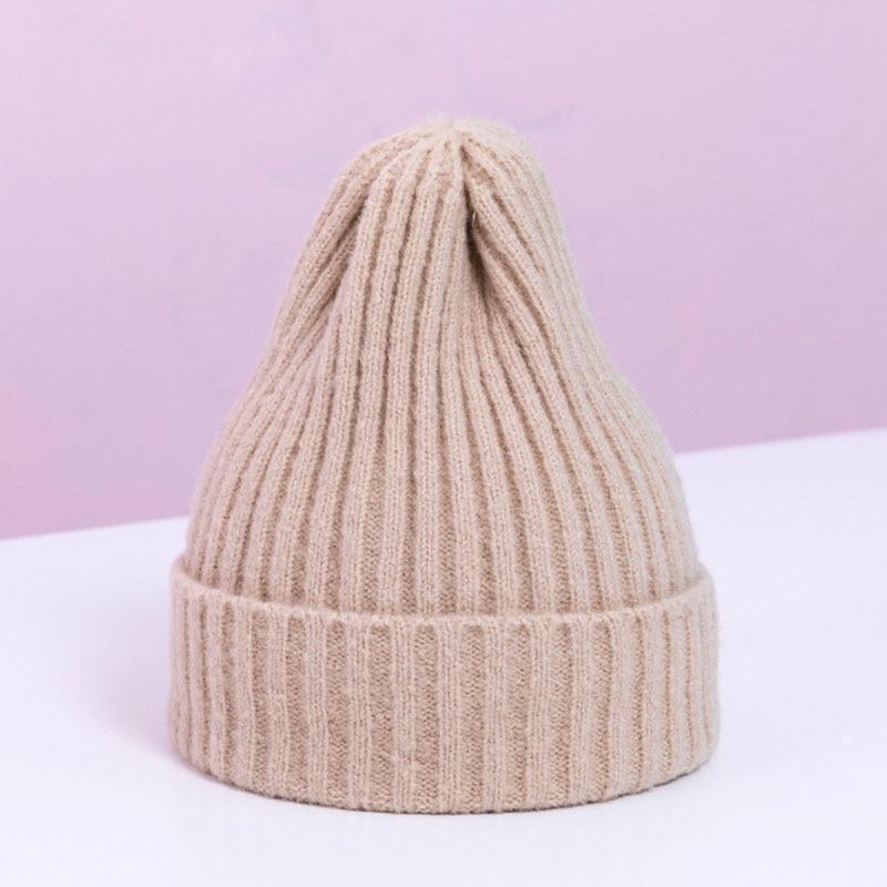 Winter Warm Baby Hat Fur Pompom Knitted Baby Hat Cap Infant Toddler Kids Hat Beanie In Modern Designer Style Stevvex
