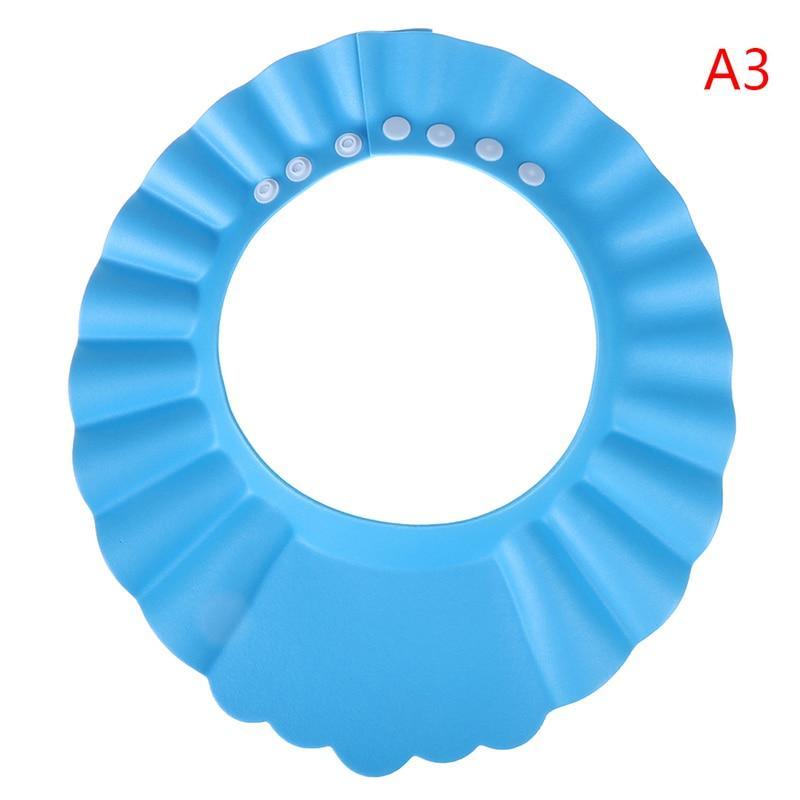 Shampoo Cap Sheild Durable Baby Bath Visor Hat Adjustable Baby Shower Protect Eye Water-proof For Kids Stevvex