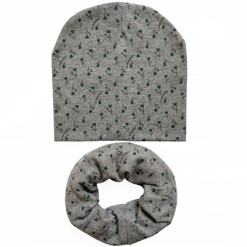 Modern Cartoon Cotton Baby Hat Winter Baby Girls Hat Newborn Boys Hats Kids Cap Scarf Set Children Beanies For Kids With Scarf Stevvex