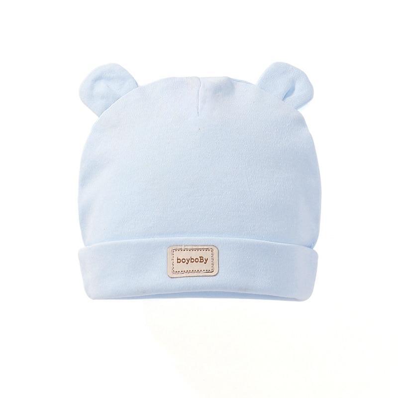Cute Kids Hat with Bibs Candy Solid Colors for Boys and Girls Beanies Hats Cotton new Born Baby caps & Bibs Stevvex