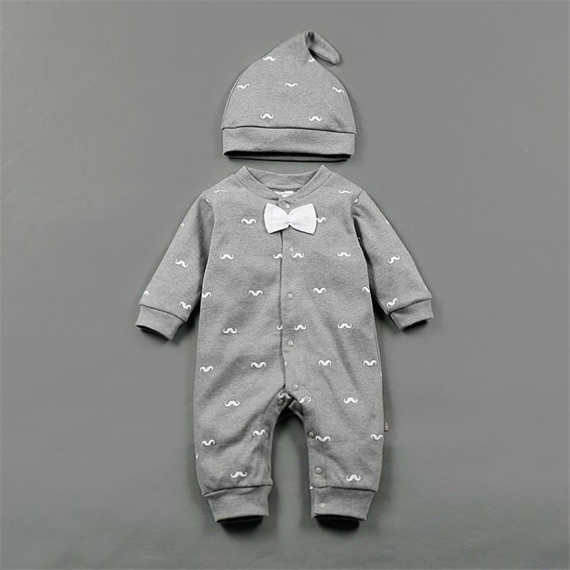 Romper Set Fashion Cartoon Bodysuit Hat and Pant  Clothing Set Cute Animal Newborn Baby Clothes Pajamas Stevvex
