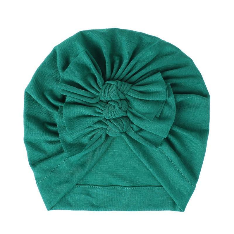 Modern Turban Baby Girls Bow Turban Hats Cotton Kids Beanie Children Hats Accessories For Girls Baby Stevvex
