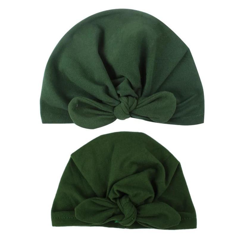 Modern Mom&Baby Turban Mother Baby Hat Headbands Mom Daughter Bow Knot Caps Print Solid Parent-Child Hair Accessories Stevvex