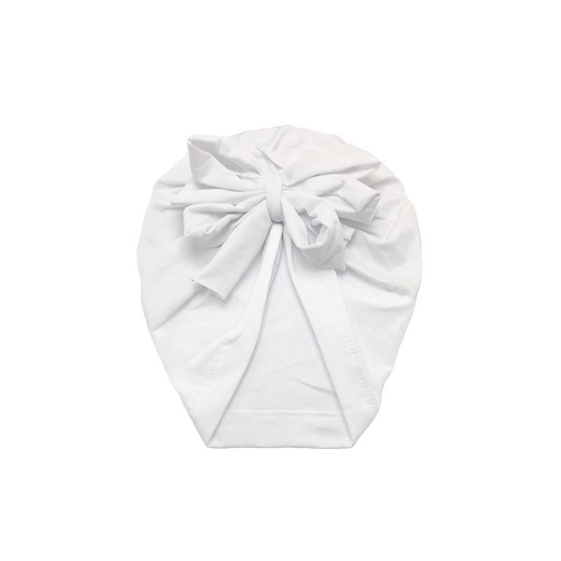 Luxury Modern Baby Headband Hat Bowknot Print Cotton Stretchy Turban Headband Infant Head Wrap Beanie Hat  For Babies and Kids Stevvex