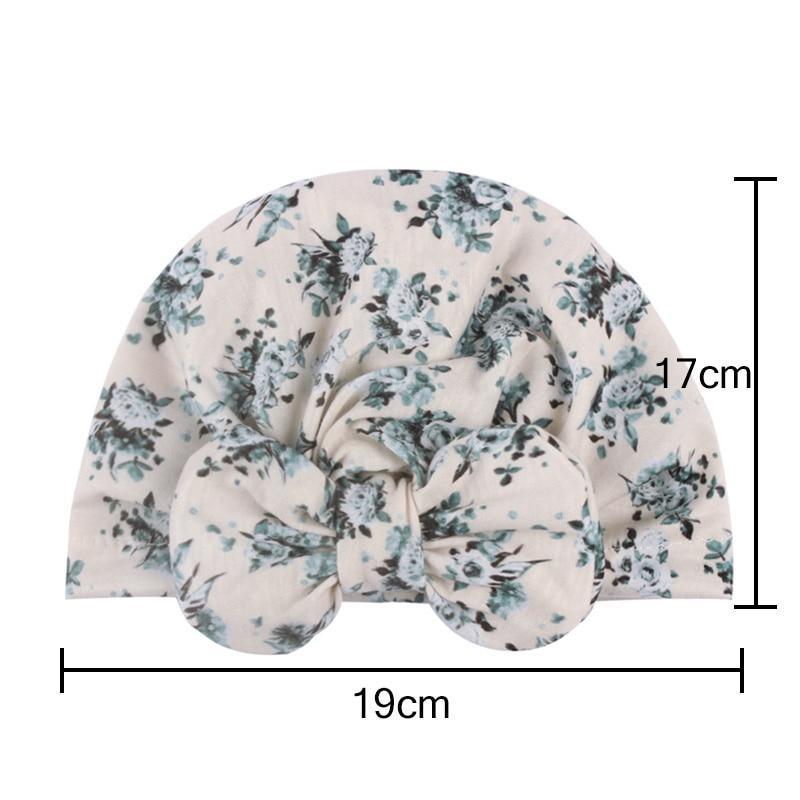 Baby Hat Soft Lovely Flower bowknot for Baby Girl Toddler Turban Hir Band Cap Newborn Headwrap Hat Baby Hairband Stevvex