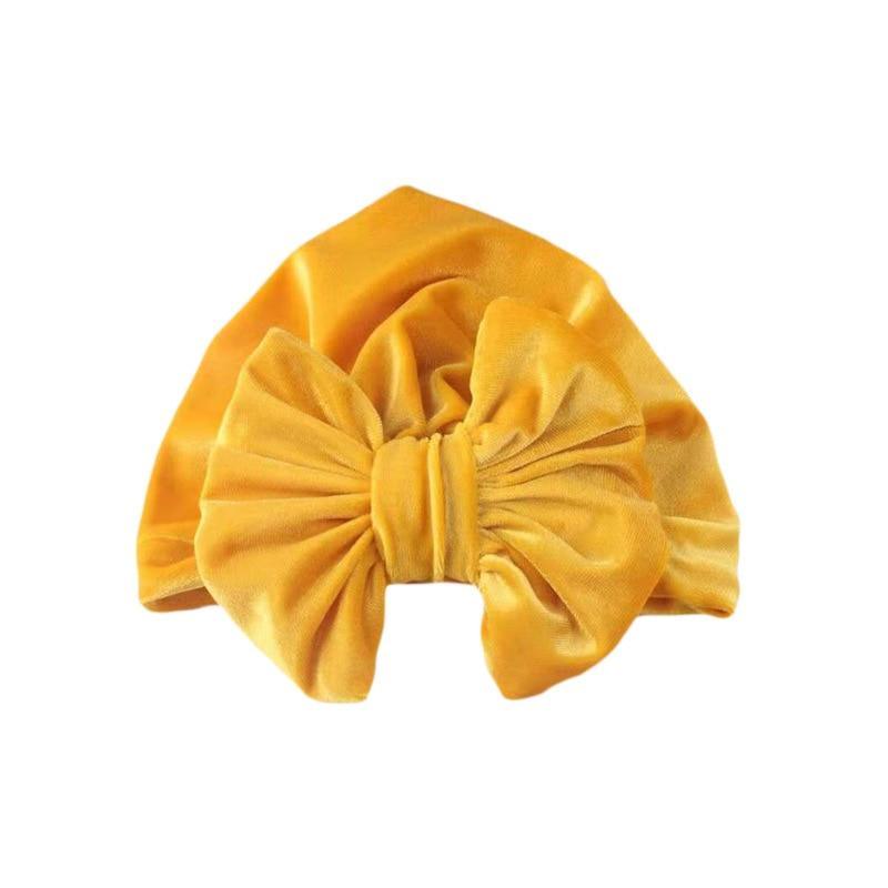 Infant Baby Headbands Solid Cotton Knot Turban Headband For Girls  Beanie Hat Headwear For Girls Stevvex