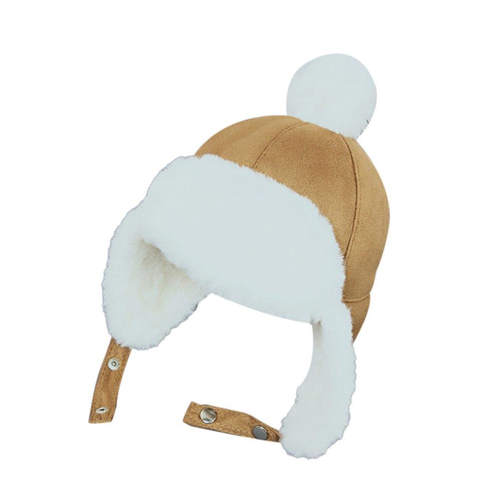 Modern Retro Baby Boys and Girls Hat Kids Children Ear Flap Muff Winter Warm Plush Cotton Cap Beanie Gifts Hat For Kids Stevvex