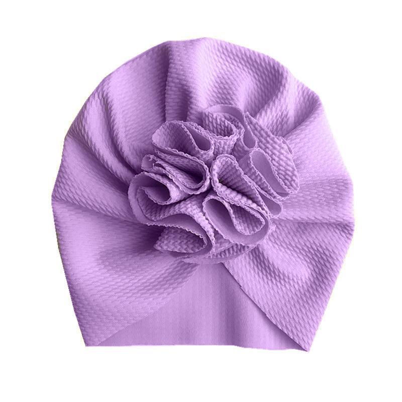 Modern New Lovely Flower Baby Girl Hat Turban Newborn Baby Cap Bonnet Kids Hat For Girls Baby In Trend Design Stevvex