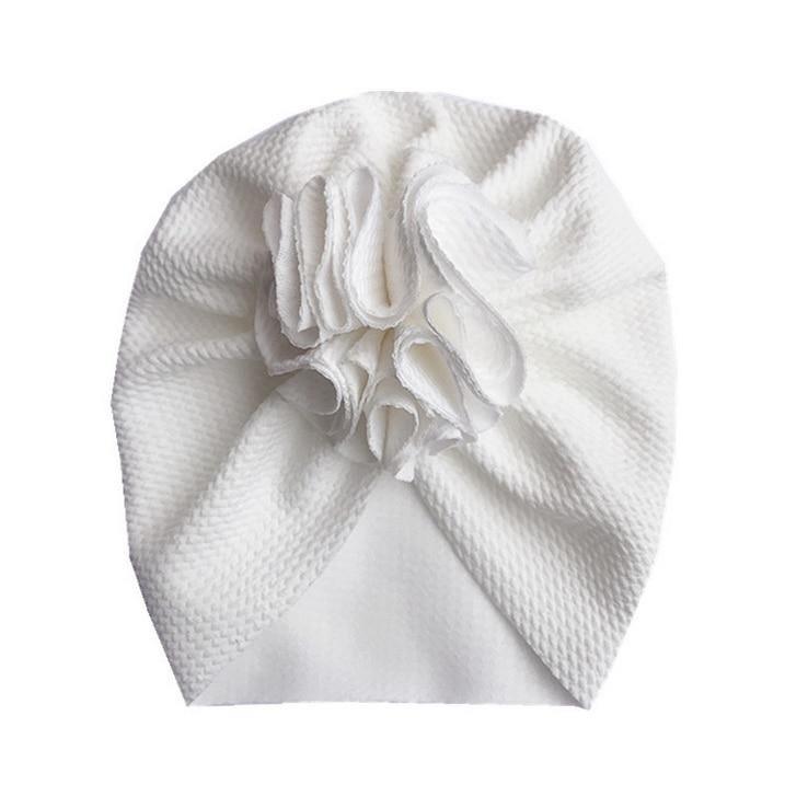 Flower Baby Hat Soft Cotton Hat Turban for Baby Girl Infant Toddler Newborn Baby Cap Headwraps Stevvex