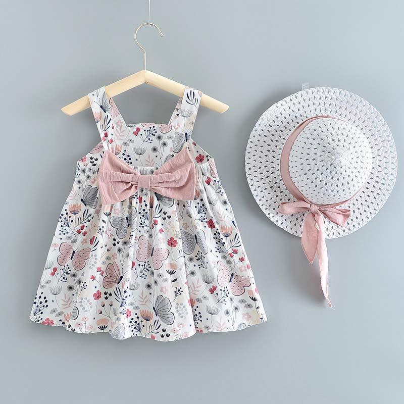Luxury Handmade Elegant Modern Newborn Baby Girl Birthday & Princess Baby Dress With Hat Stevvex