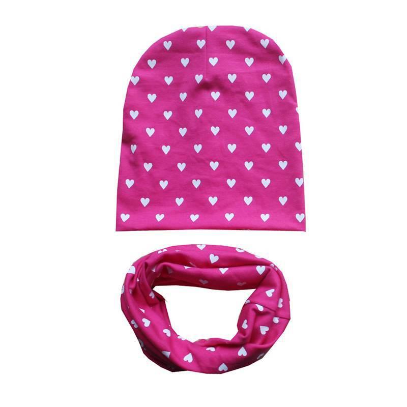 Modern Children Hat Scarf Set Camouflage Print Cotton Baby Beanie Collar for Baby Boy/Girl Cap Kids Warm Hats Scarves Design Stevvex