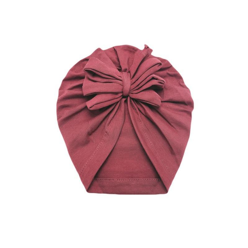 Luxury Modern Baby Headband Hat Bowknot Print Cotton Stretchy Turban Headband Infant Head Wrap Beanie Hat  For Babies and Kids Stevvex