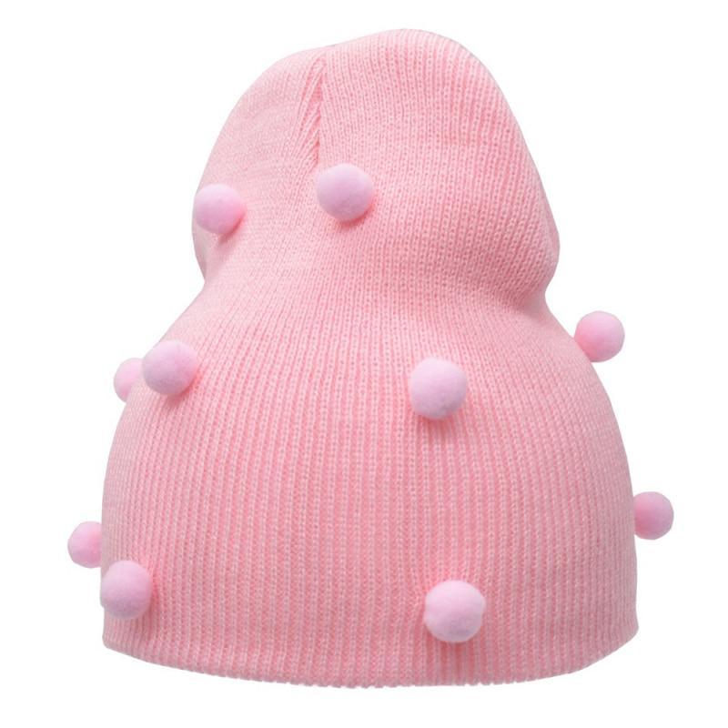 Baby Winter Autumn Warm Knit Hat For Girls Boys Solid Color For Baby and Kids Stevvex