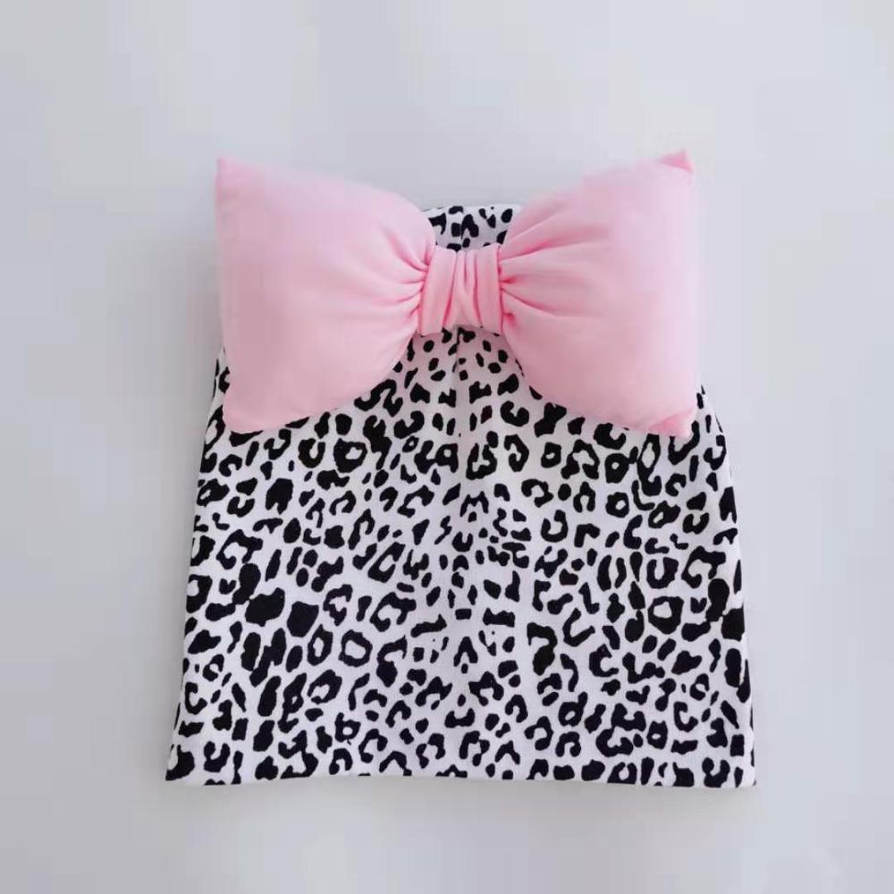 Modern Luxury Toddler Kids Children's Hat Cap With Dots Baby Cotton Colorful Big Large Bow And Scarf fork Kids Stevvex