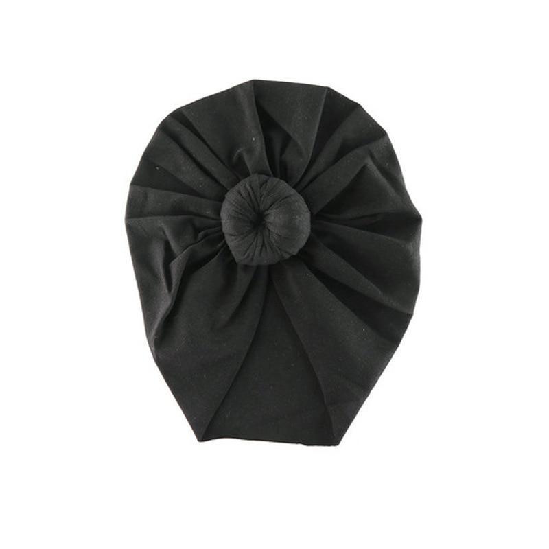 Infant Baby Headbands Solid Cotton Knot Turban Headband For Girls  Beanie Hat Headwear For Girls Stevvex