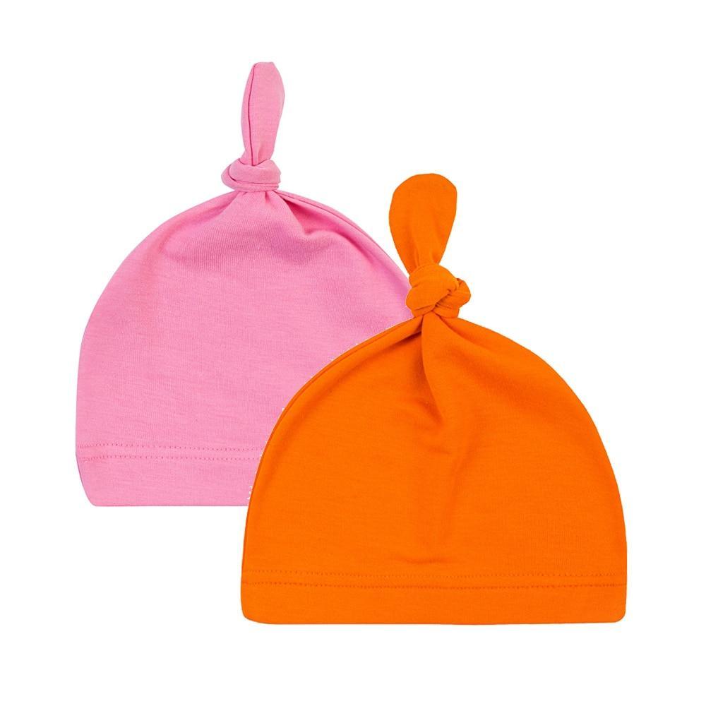 Baby Set 2PCS Caps Hat Spring Autumn 100% Cotton Newborns Children Baby Caps Baby Hats For Girls and Boys Caps for Sleeping Stevvex