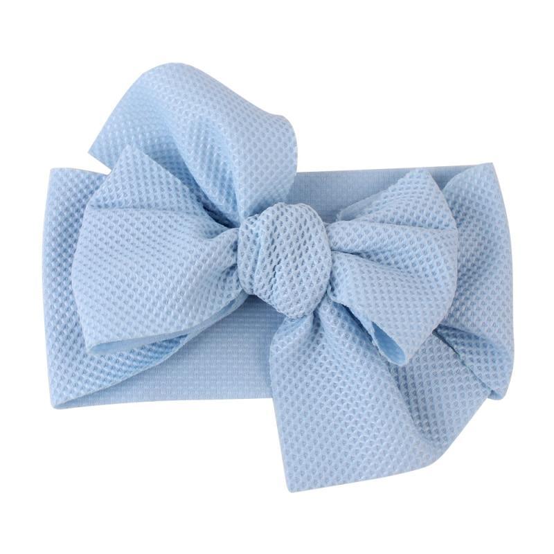 Elastic Candy Solid Color Head Wrap Newborn Head bands Bowknot Bows for Baby Girl Hair Accessories Stevvex