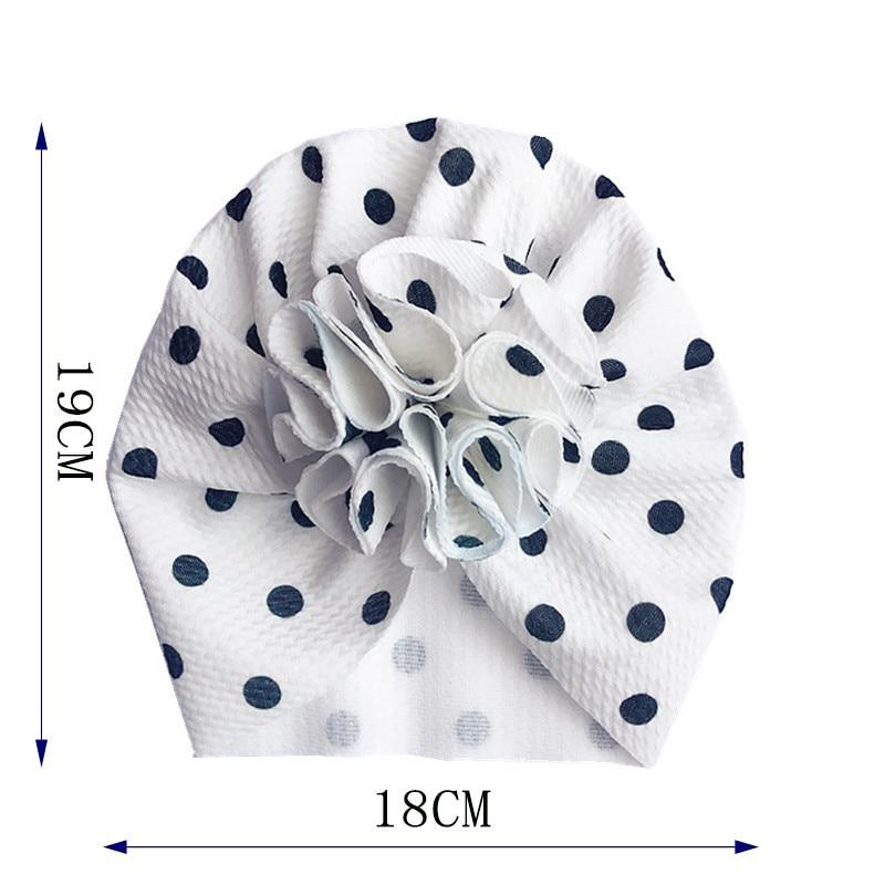 Elegant Flower Baby Hat Toddler Turban Head wraps Kids Bonnet Hat Newborn Baby Hat For Baby Girls Stevvex