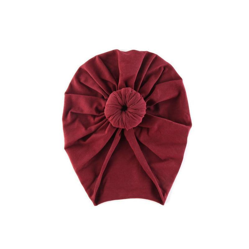Infant Baby Headbands Solid Cotton Knot Turban Headband For Girls  Beanie Hat Headwear For Girls Stevvex