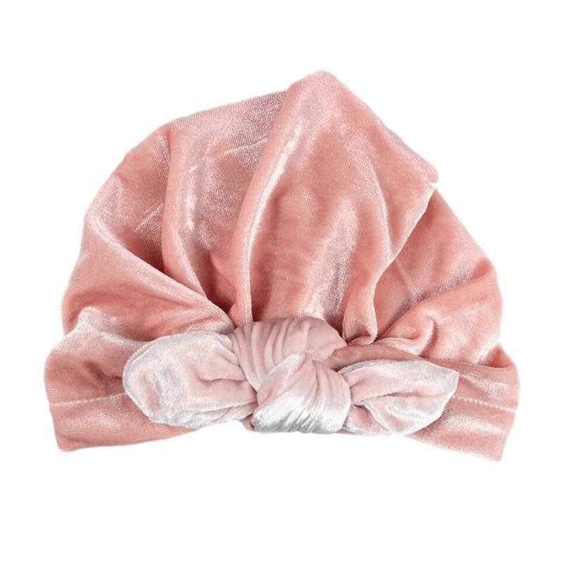 New Modern Baby Hat for Girls Autumn Winter Baby Cap Turban Great for Photography Props Elastic Infant Design Stevvex