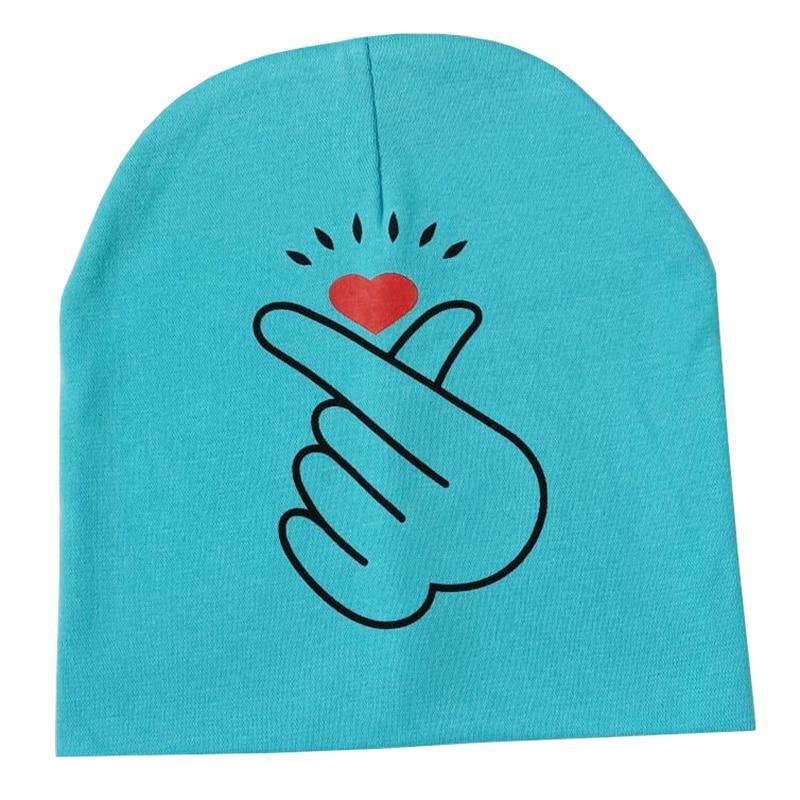 Modern Baby Hat Cute Ear Cotton Girls Cap Scarf Infant Hats Finger love Kids Boys Knitted Cap Winter hat I love mama/pap  Cap Stevvex