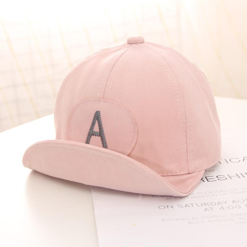Cotton Baby Adjustable Letter Baseball Caps For Boys & Girl Hats Children Snapback Hip-Hop Sun Hat In Modern Style Stevvex