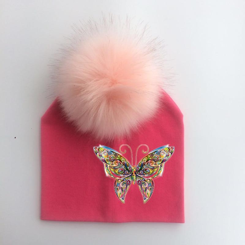 Fashion Baby Cap With Butterfly Toddlers Infant Bonnet Baby Hat For Boys and Girls Travel Hat Cap Stevvex