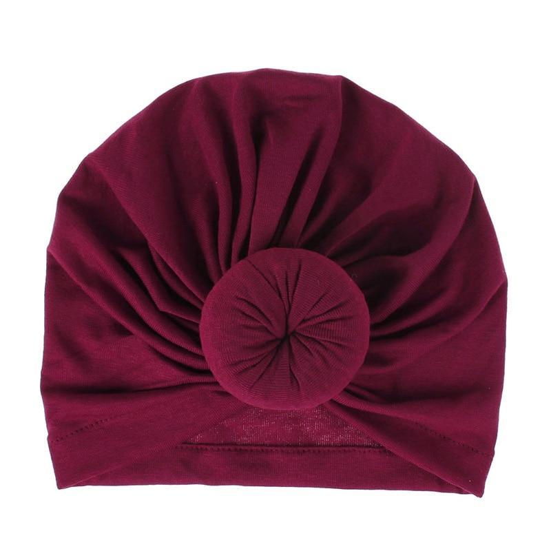 Trend New Mother & Baby Hat Soft Cotton Turban Hat Baby Elastic Toddler Infant Cap For Girls and Women Stevvex