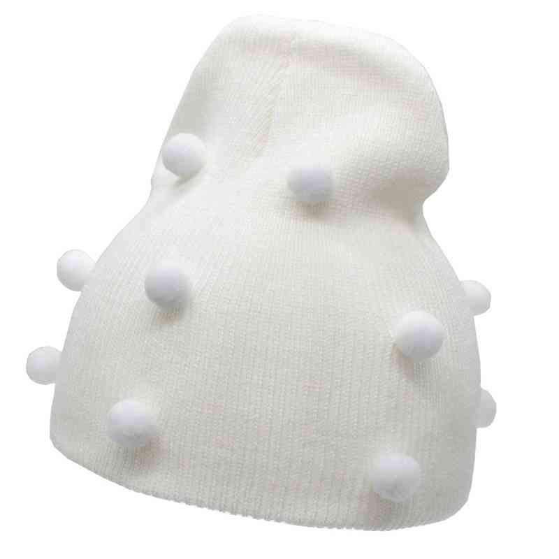 Modern Trend Big Bows Knitted Baby Girl Hat Cap Warm Kids baby winter Hat For Girls Stevvex