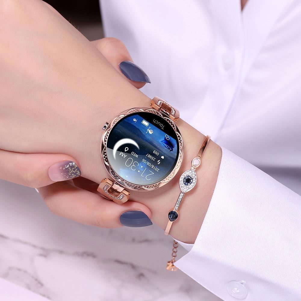 Fashion Women's Smart Watch Waterproof Wearable Device Heart Rate Monitor Sports Smartwatch For Women Ladies Stevvex