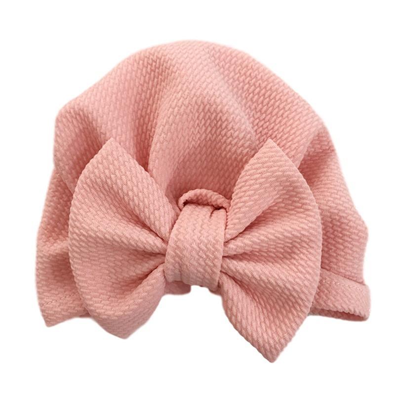 Modern Turban Baby Girls Bow Turban Hats Cotton Kids Beanie Children Hats Accessories For Girls Baby Stevvex