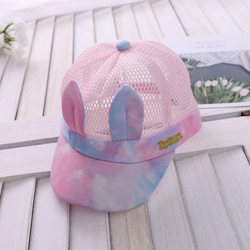 Luxury Summer Newborn Baby Sun Hat Cotton Beret Hat Cartoon Striped Bear Snapback Baseball Cap Baby Hats For girls and Boys Kids Stevvex