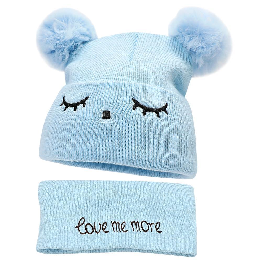 Winter Children Hat Bonnet Enfant Knitted Cute Baby Cap For Girls Boys 0-24 Months For Kids In Modern Bear Design Stevvex
