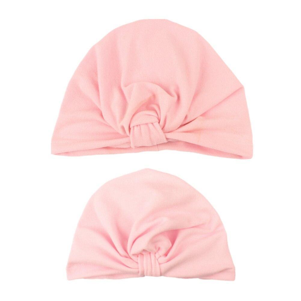Modern popular Mother and Daughter Turban Headband Set Girls Headwear Mother and Baby Turban Headbands Set Lovely Knot Beanie Baby Hair Accessories Stevvex