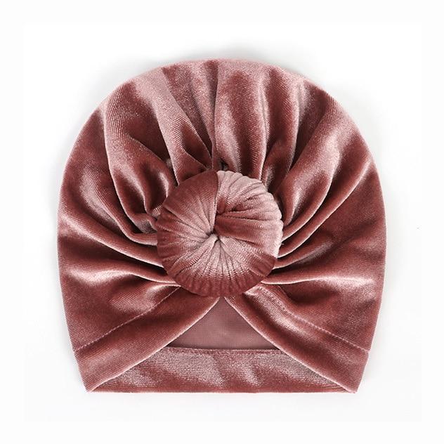 Modern Trend Stylish Baby Hat for Girls Big Bow Turban Baby Cap Accessories In Great Design Stevvex