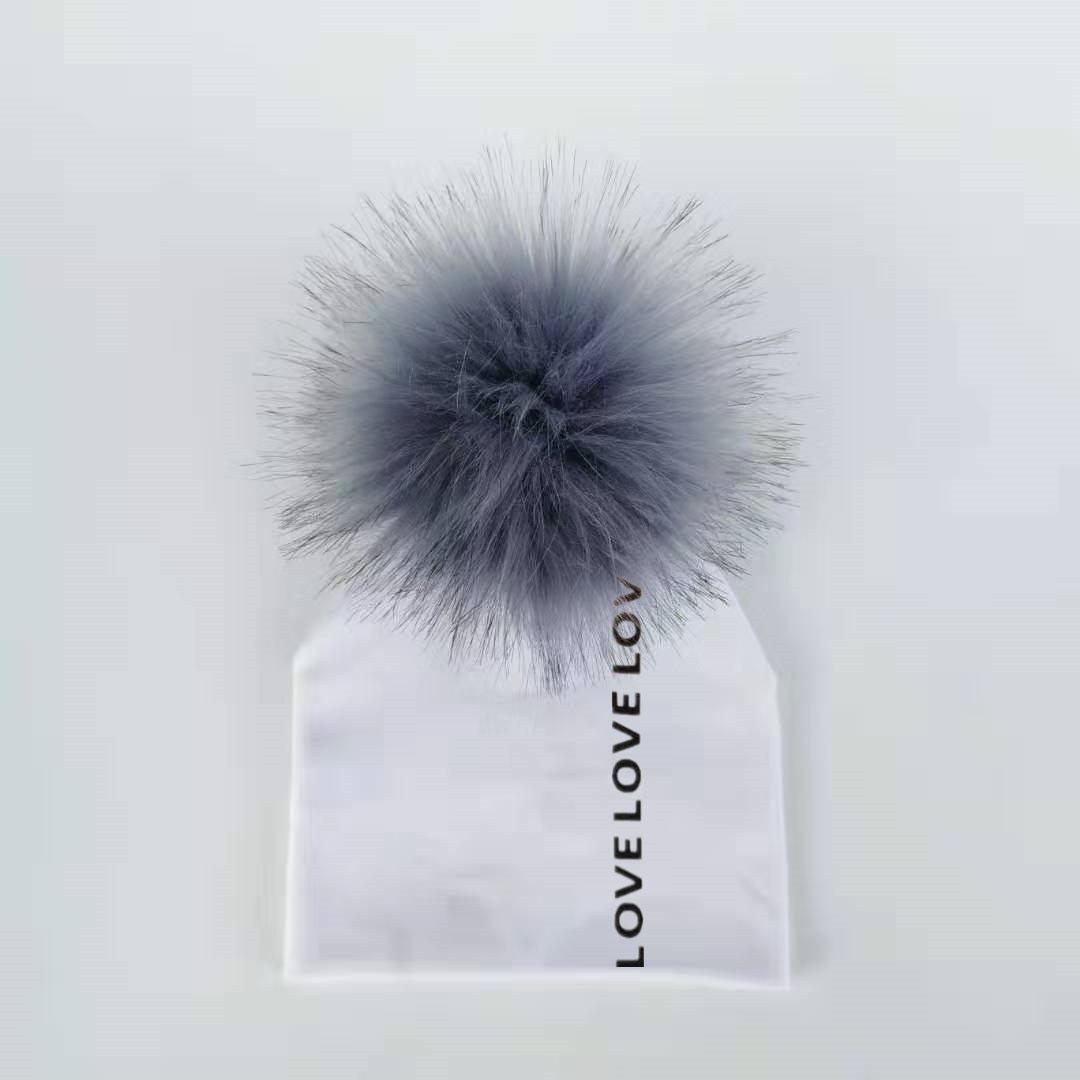 Newborn Kids Cotton Hats Cap With Pom Children's Hat Boy Accessories Toddler Caps Stevvex